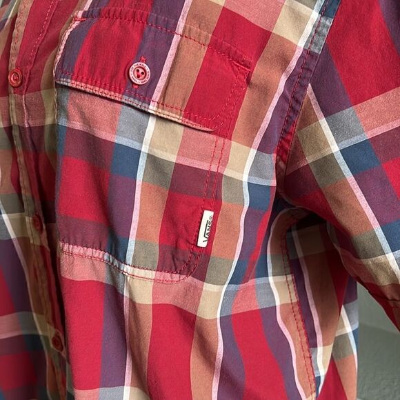 Vans Off the Wall Short Sleeve Plaid - Picture 3 of 6